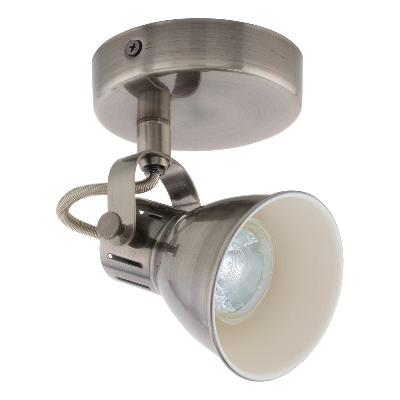 SERAS SPOT LIGHT 1X5W LED 4000K ANT BRZ 