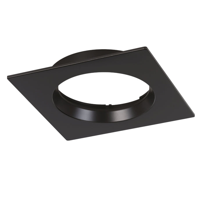 ROYSTAR DOWNLIGHT TRIM RECESS SQ BLACK 