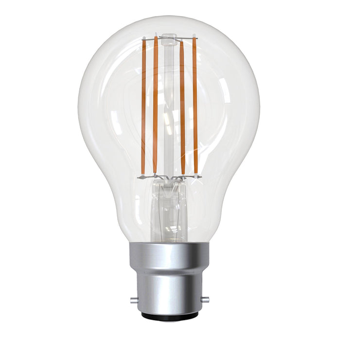 9W B22 5000K DIM LED A60 CLEAR 