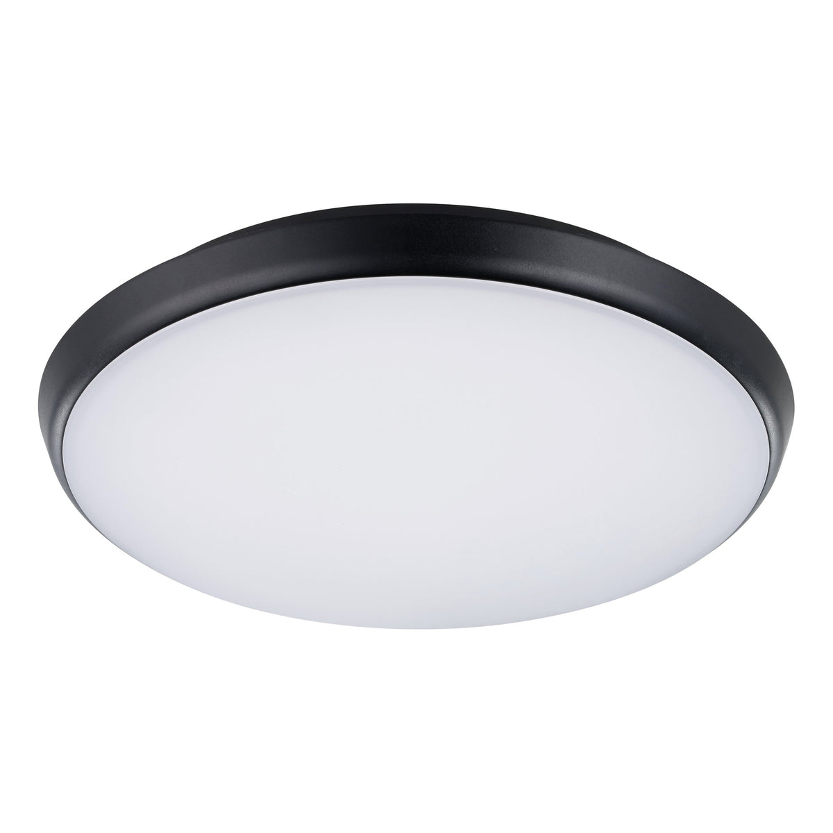 OLLIE 2 OYSTER 12W/15W LED TRI-COL BLACK 250MM 