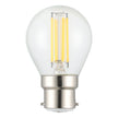 4W B22 5000K DIM LED FANCY ROUND CLEAR 