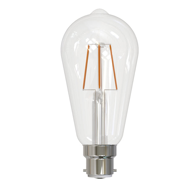 7.5W B22 5000K DIM LED ST64 CLEAR 