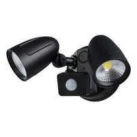 Thumbnail for CHOPPER 2 EXTERIOR SPOT LIGHT 2X15W LED TRI-COL BLACK W/SENS 