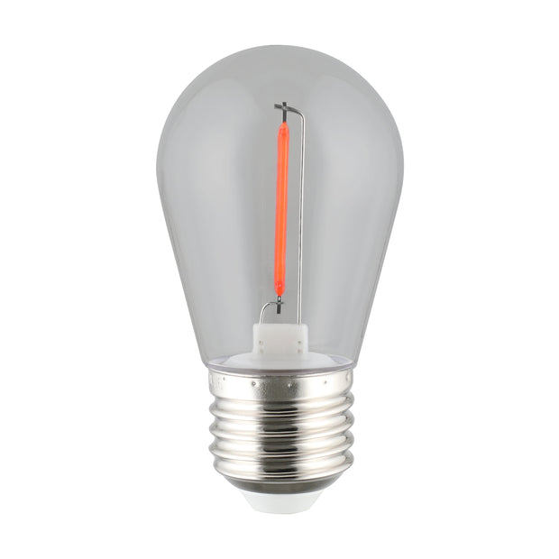 FESTOON E27 12V RED REP LAMP ONLY 