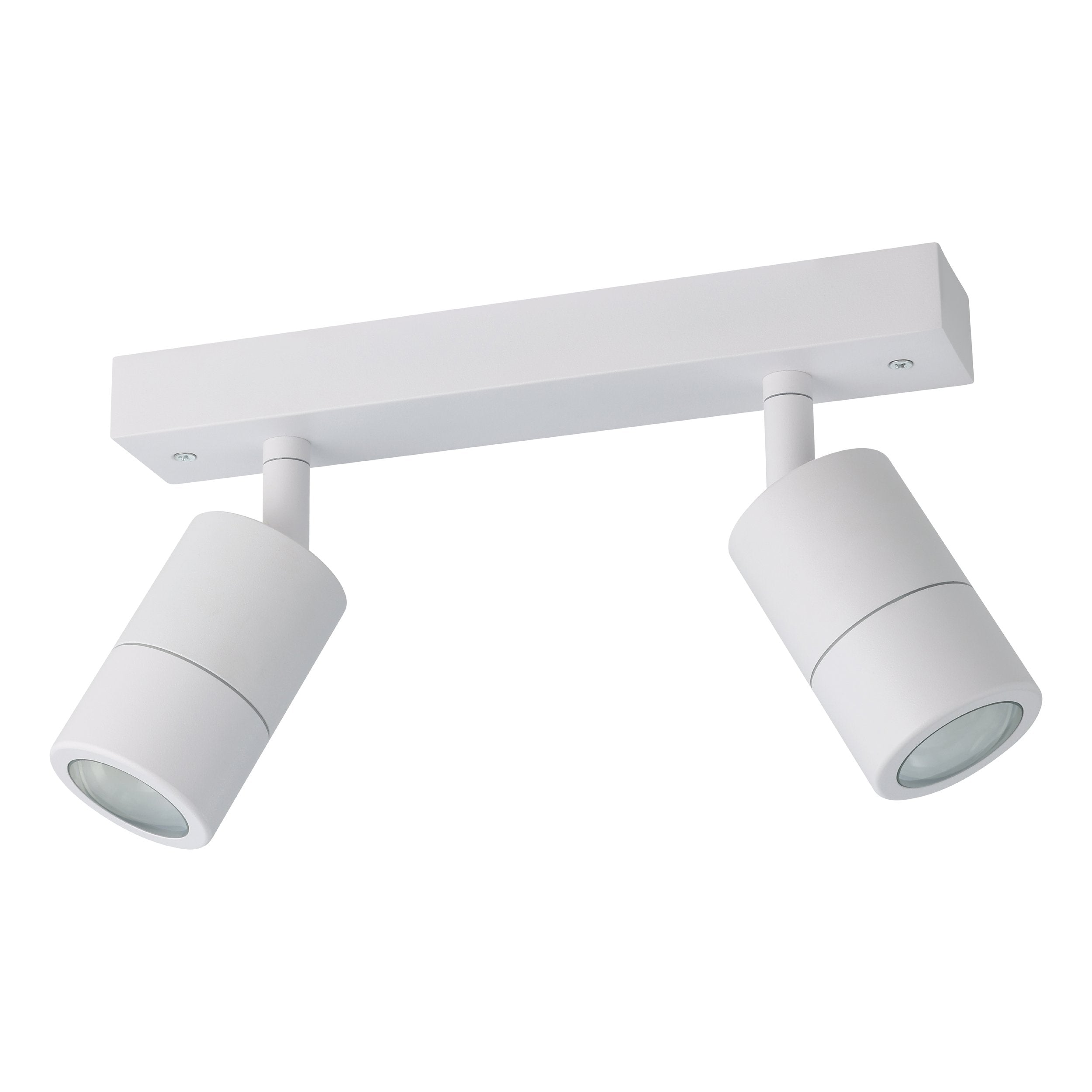 FREMANTLE EXTERIOR WALL LIGHT 2X5W LED TRI-COL WHITE BAR 