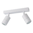 FREMANTLE EXTERIOR WALL LIGHT 2X5W LED TRI-COL WHITE BAR 