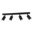 FREMANTLE EXTERIOR WALL LIGHT 4X5W LED TRI-COL BLACK BAR 