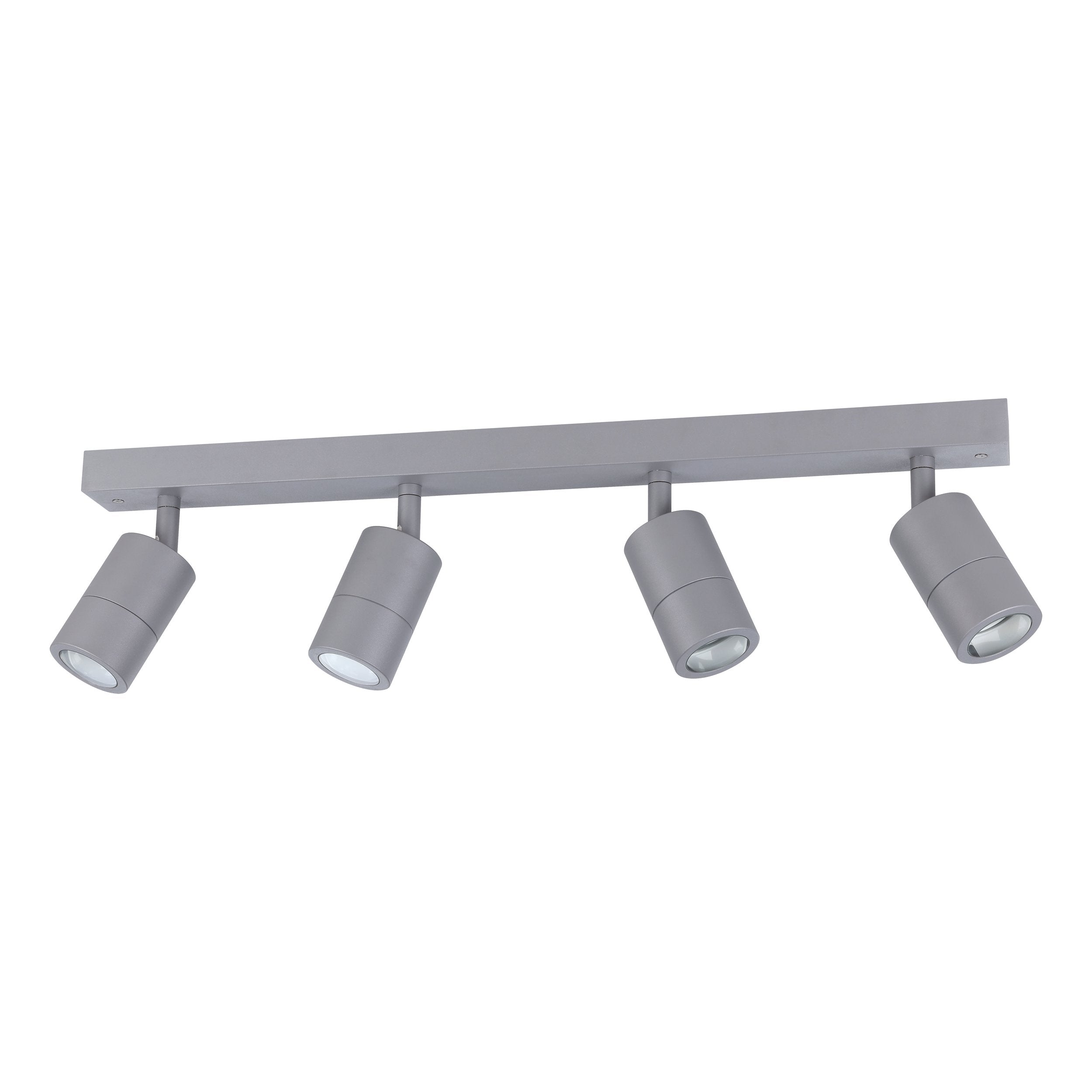FREMANTLE EXTERIOR WALL LIGHT 4X5W LED TRI-COL SILVER BAR 