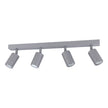 FREMANTLE EXTERIOR WALL LIGHT 4X5W LED TRI-COL SILVER BAR 