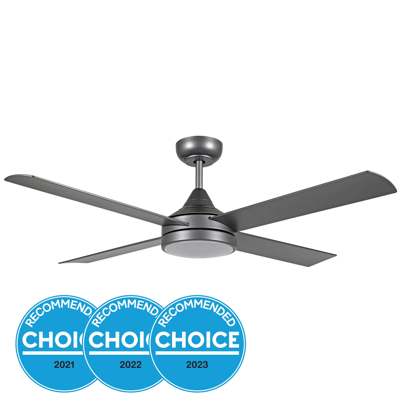 Stradbroke 48" (1220mm) DC Ceiling Fan with Tri-Colour LED Light in Titanium