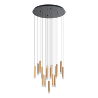Thumbnail for ESTANERIOS PENDANT LIGHT 17X2.9W LED 3000K KING BROWN/BLACK 
