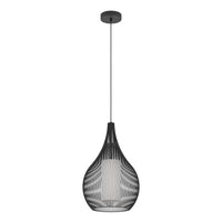 Thumbnail for RAZONI 1 PENDANT LIGHT 1X40W E27 BLACK LARGE 