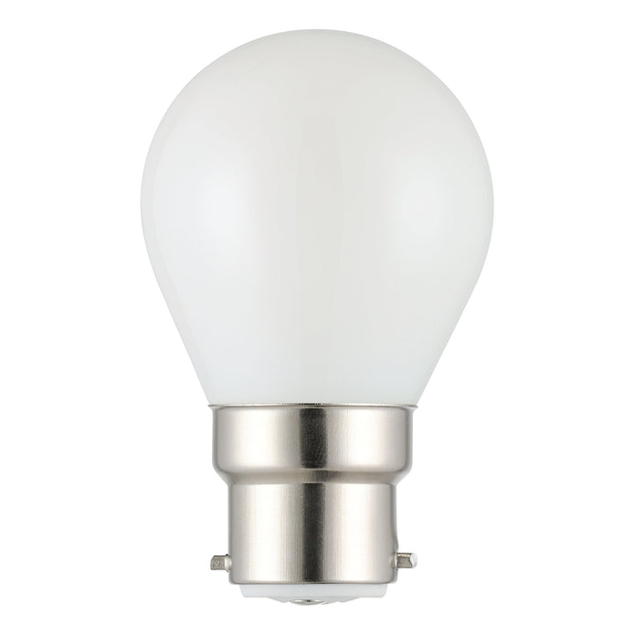 4W B22 3000K DIM LED FANCY ROUND FROST 
