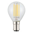 4W B15 3000K DIM LED FANCY ROUND CLEAR 
