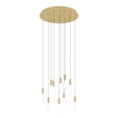 MIRADOR PENDANT LIGHT 10X3W LED 3000K BRASS ROUND 
