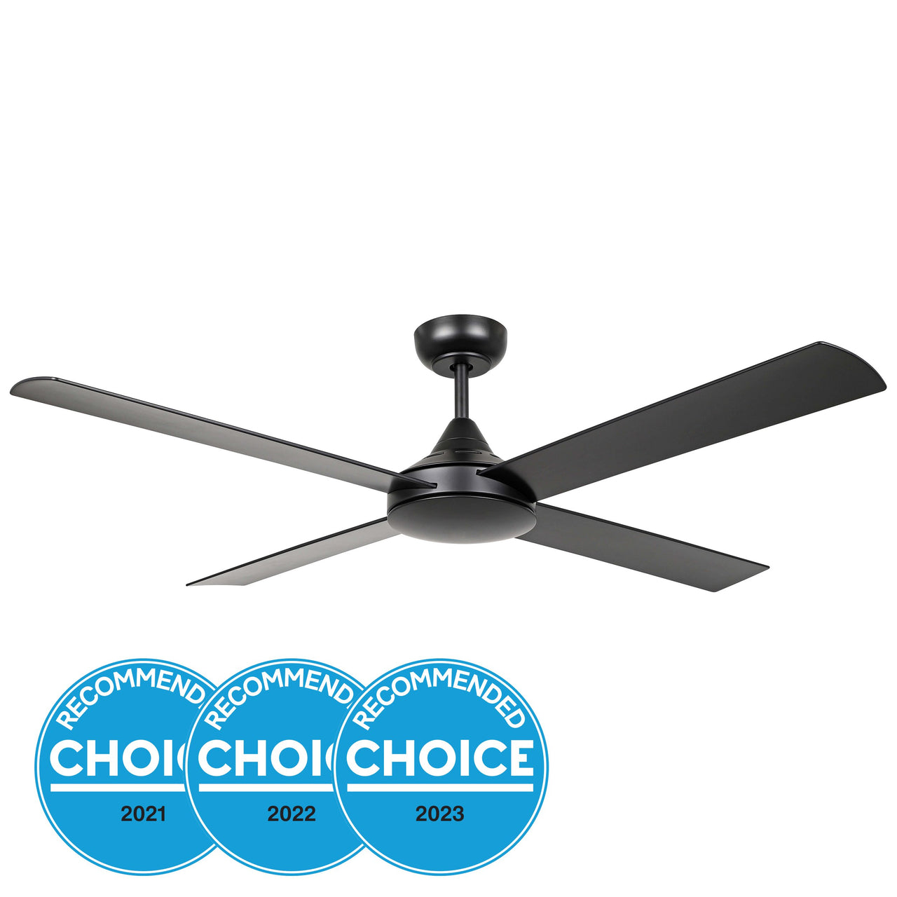 Stradbroke 52" (1320mm) DC Ceiling Fan in Matt Black