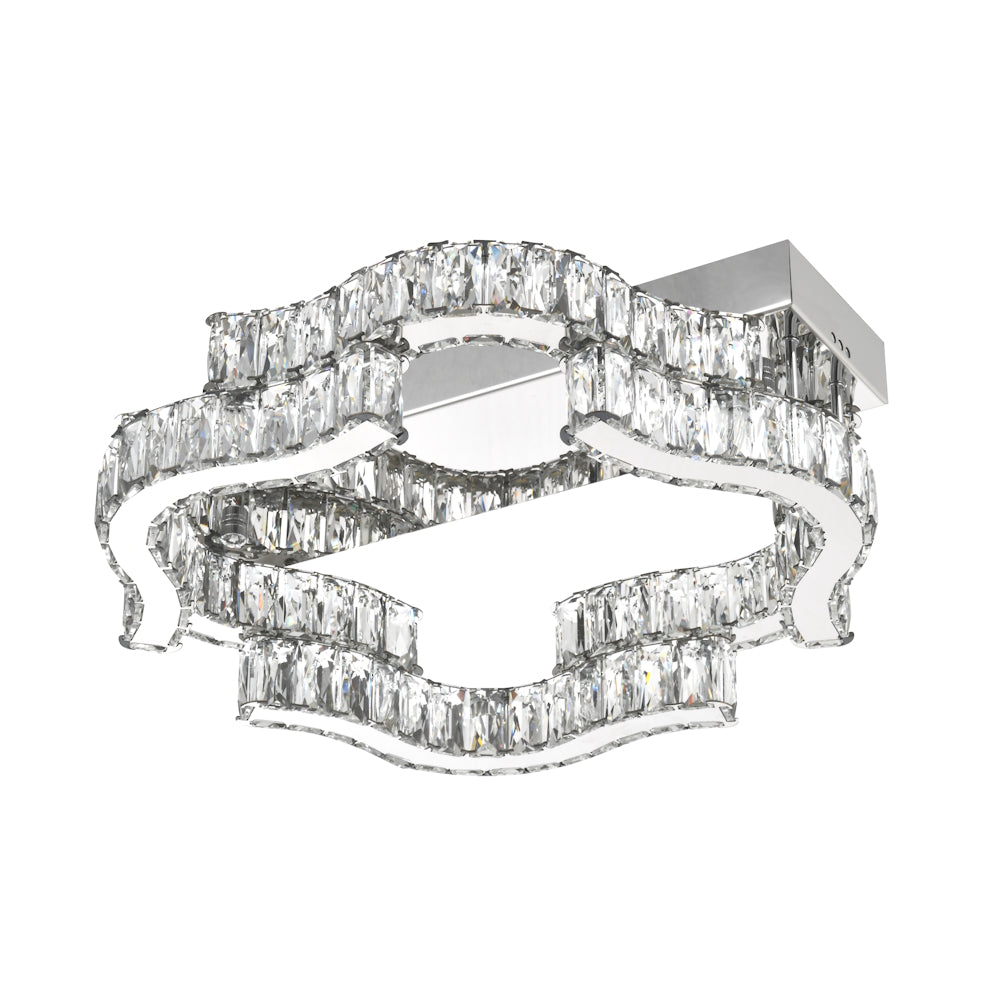 Jura Gold or Chrome 28W CCT 40cm Close To Ceiling LED Pendant