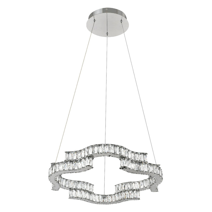 Jura Gold or Chrome 36W CCT 1 Tier LED Pendant