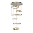 Jura Gold or Chrome 200W CCT 6 Tier LED Pendant