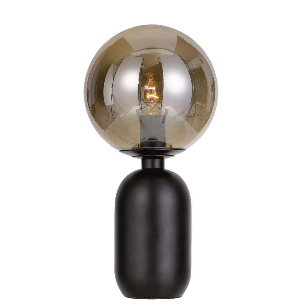 Kade Black/Opal, Black/Smoke or Antique Gold/Opal Table Lamp