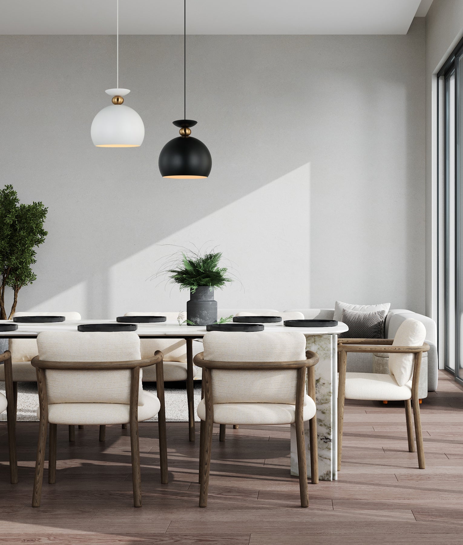 Kansi: Interior Wine Glass Shape Pendant Lights