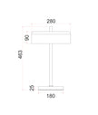 KELLO: Interior Drum Shade Table Lamps