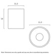 Keon White 20W 5000K Dimmable Cob LED Surface Mounted Downlight