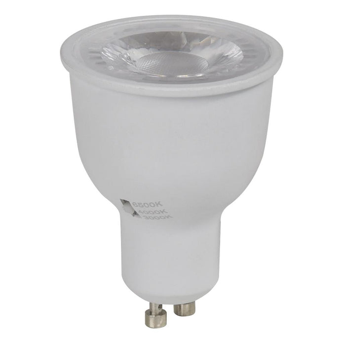 gu10 6w led tricolour dimmable lamp 240v key gu10 trio