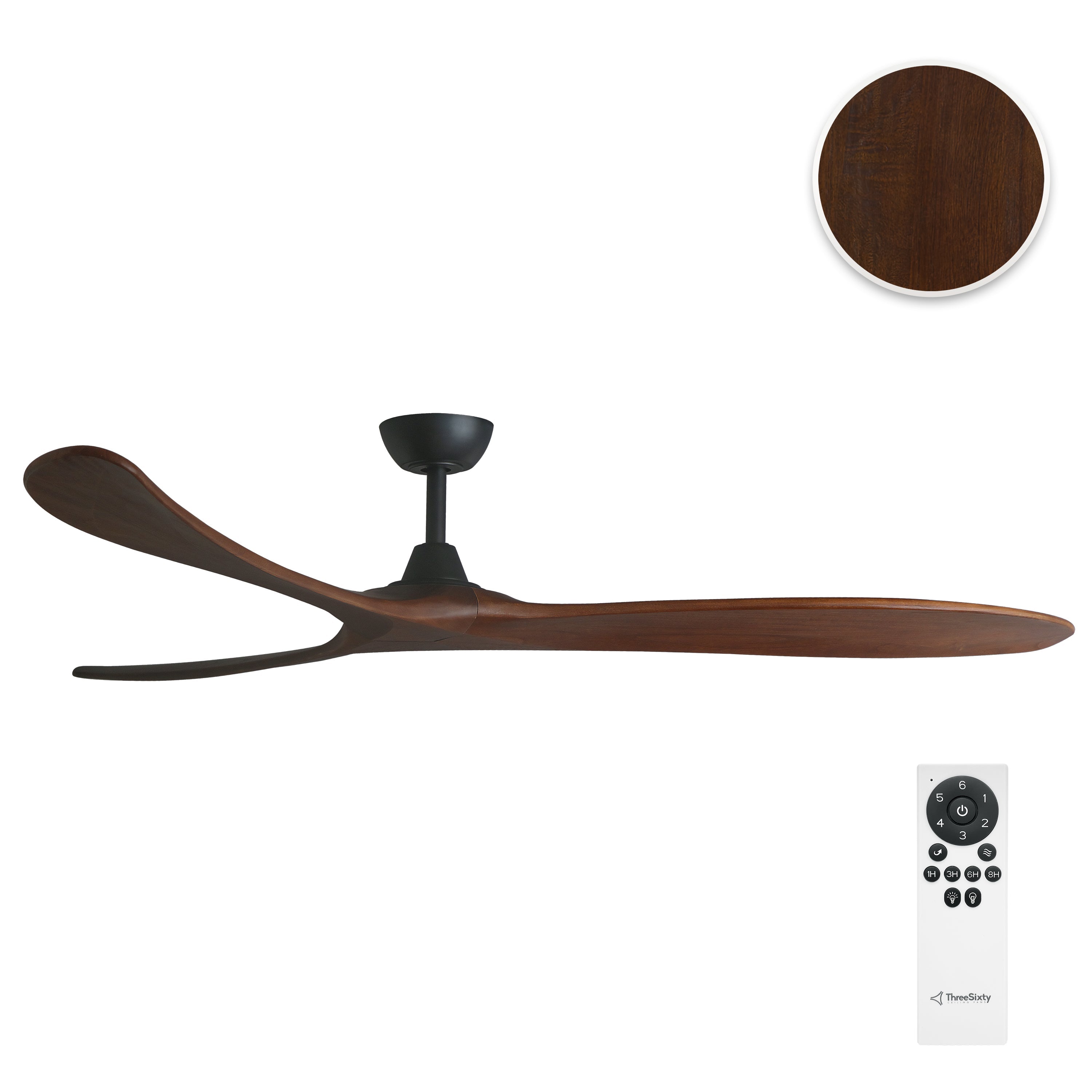 Three Sixty Kirra DC Ceiling Fan 72" (183cm)