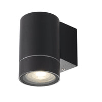 Thumbnail for Kman 240v Fixed Down GU10 Wall Pillar Light in Black