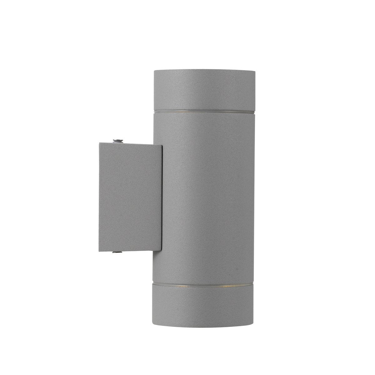 Kman 240v Up and Down GU10 Wall Pillar Light in Silver