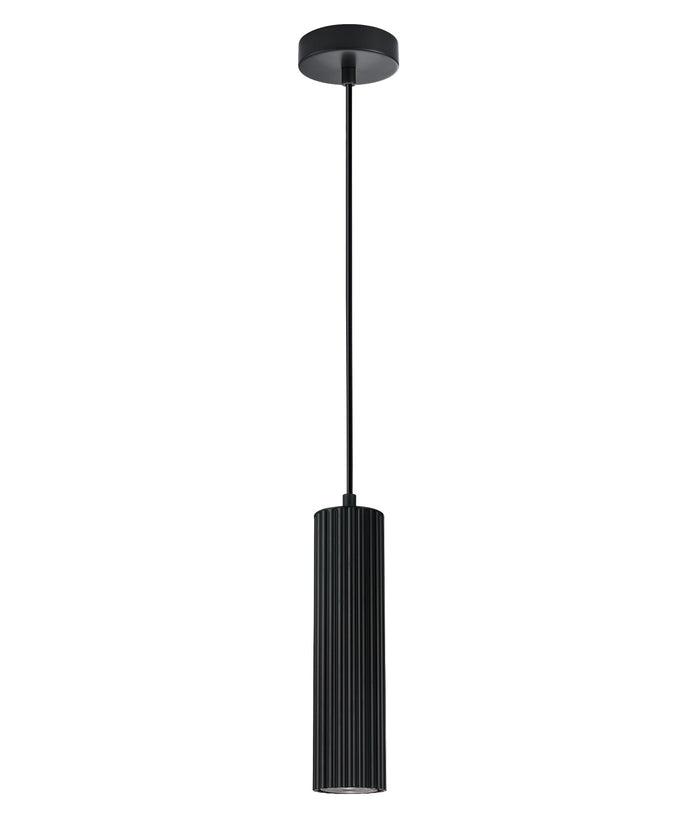KOLONNE: Interior GU10 Ribbed Cylinder Pendant Lights