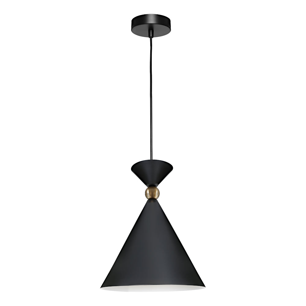 Krissy 1 Light Small Pendant Black