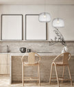 LABU: Interior Dome Glass with Segments Pendant Lights