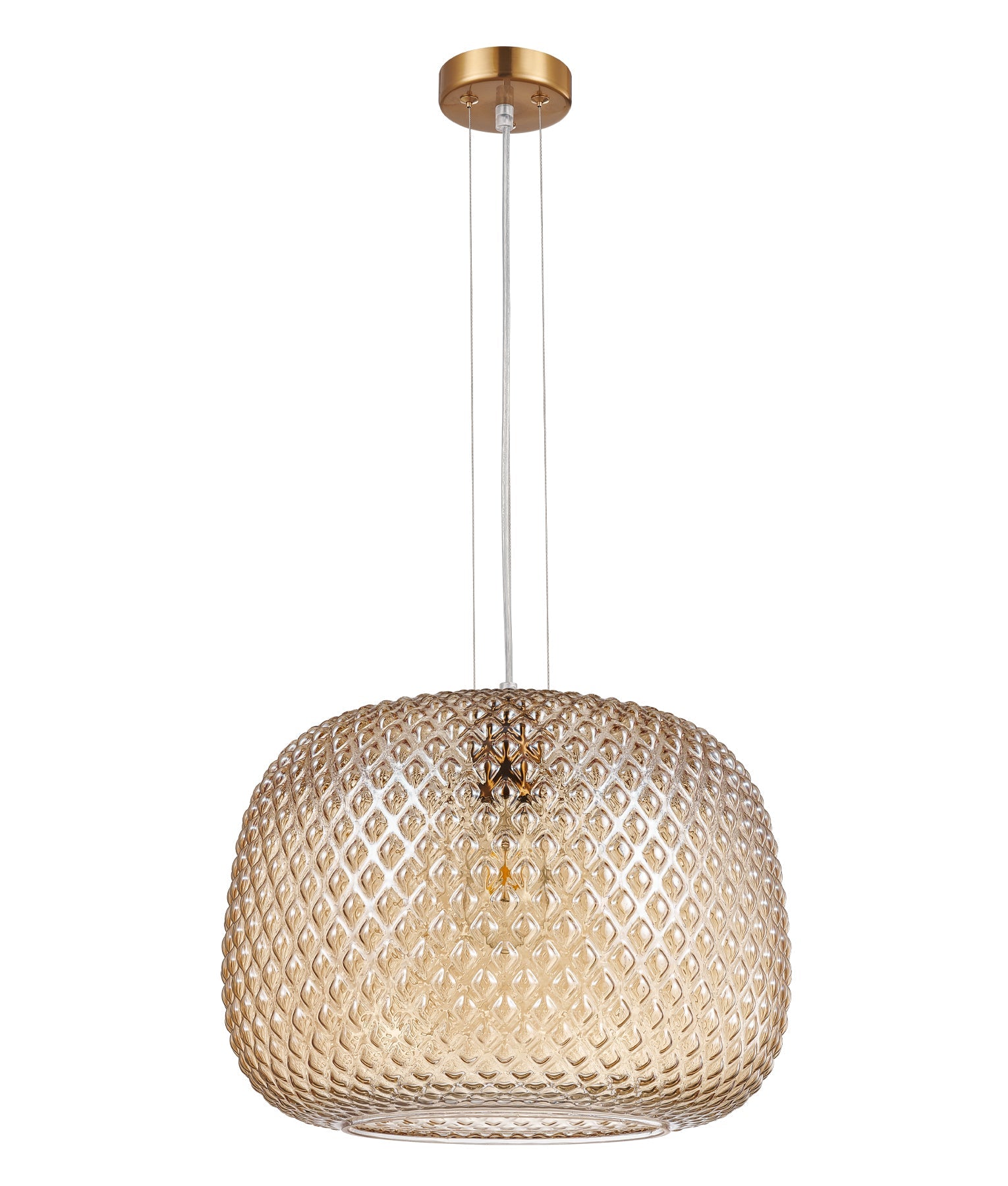 LABU: Interior Dome Glass with Segments Pendant Lights
