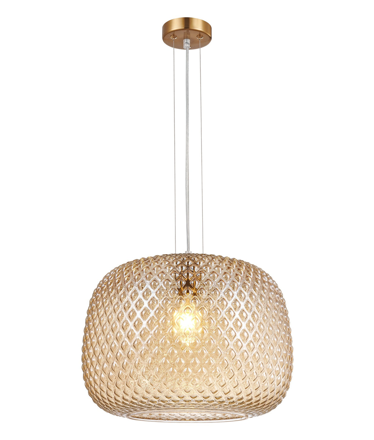 LABU: Interior Dome Glass with Segments Pendant Lights