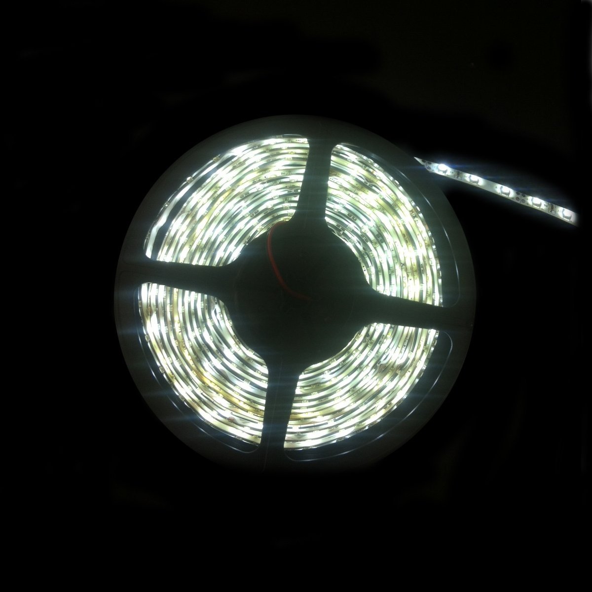 LED IP68 Strip Light 5m Pure White 3528 - LEDIP68PW3528