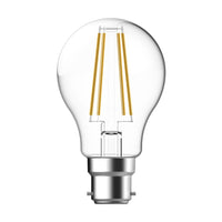 Thumbnail for gls 7 8w dimmable led filament lamp clear 240v b22 lf a60 clr b22