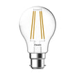 gls 7 8w dimmable led filament lamp clear 240v b22 lf a60 clr b22