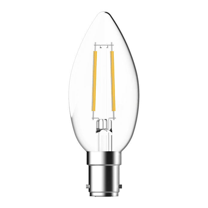 LED Filament C35 Frosted 4.2W Candle Dim / B22