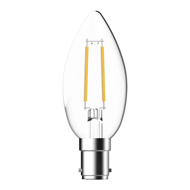 LED Filament C35 Frosted 4.2W Candle Dim / B22