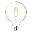 g120 7 8w dimmable led filament lamp clear 240v lf g120 clr b22