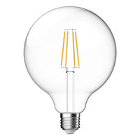 Thumbnail for g120 7 8w dimmable led filament lamp clear 240v lf g120 clr e27