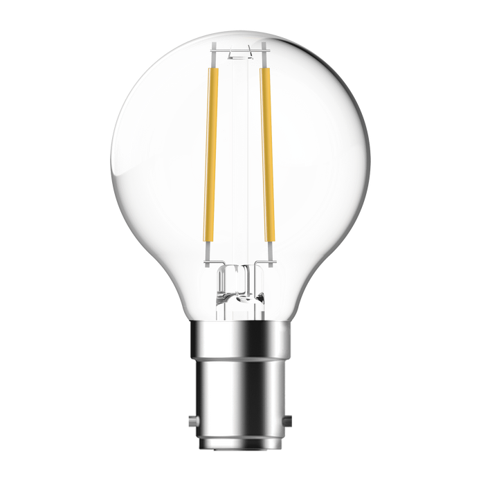 LED Filament G45 Frosted 4.2W Fancy Round Dim / B22