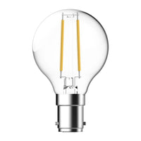 Thumbnail for fancy round 4 2w dimmable led filament lamp clear lf g45 clr b15