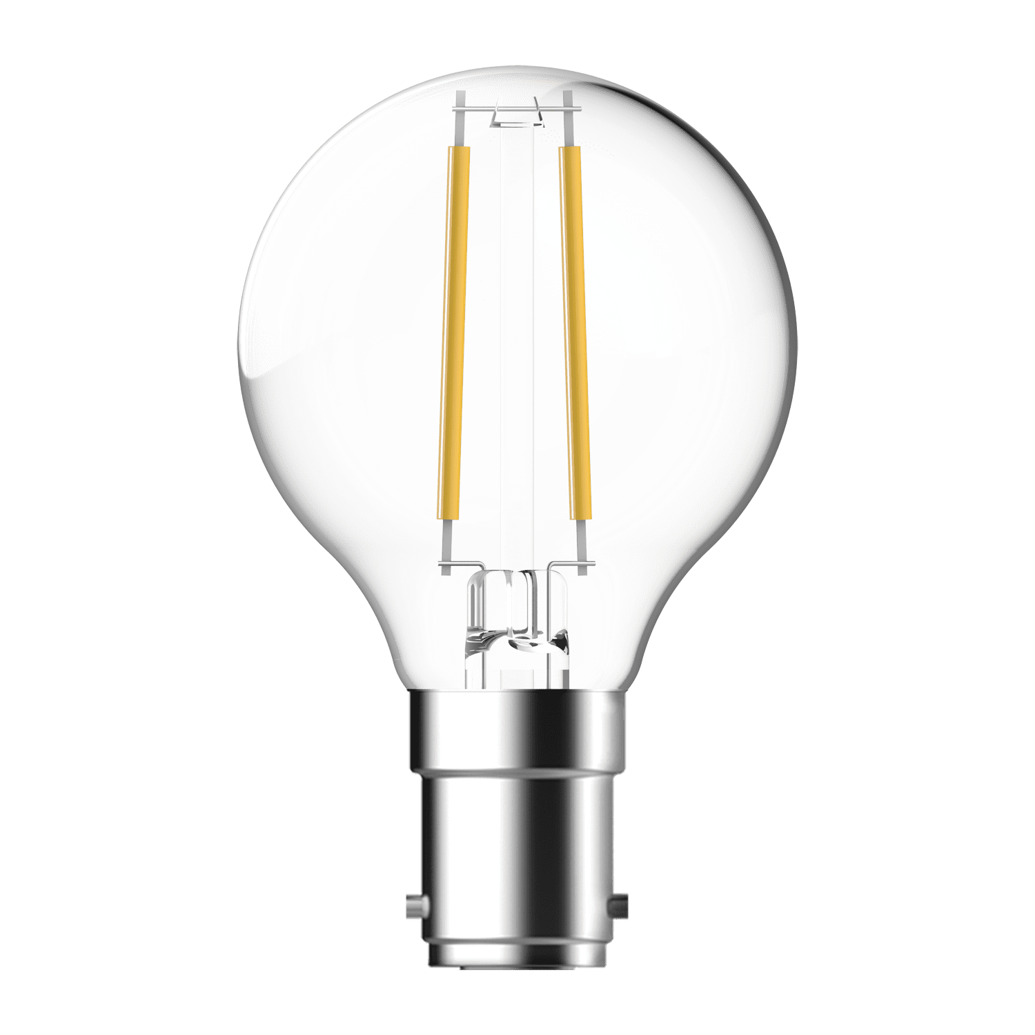 LED Filament G45 Clear 4.2W Fancy Round Dim / B22
