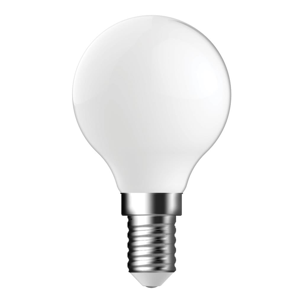 fancy round 4 2w dimmable led filament lamp frost lf g45 frs e14