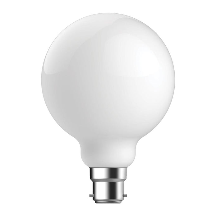 g95 8 5w dimmable led filament lamp frost 240v b22 lf g95 frs b22