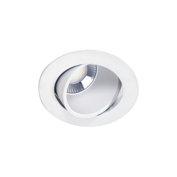 Focus 8 White Tricolour Gimbal LED Recessed