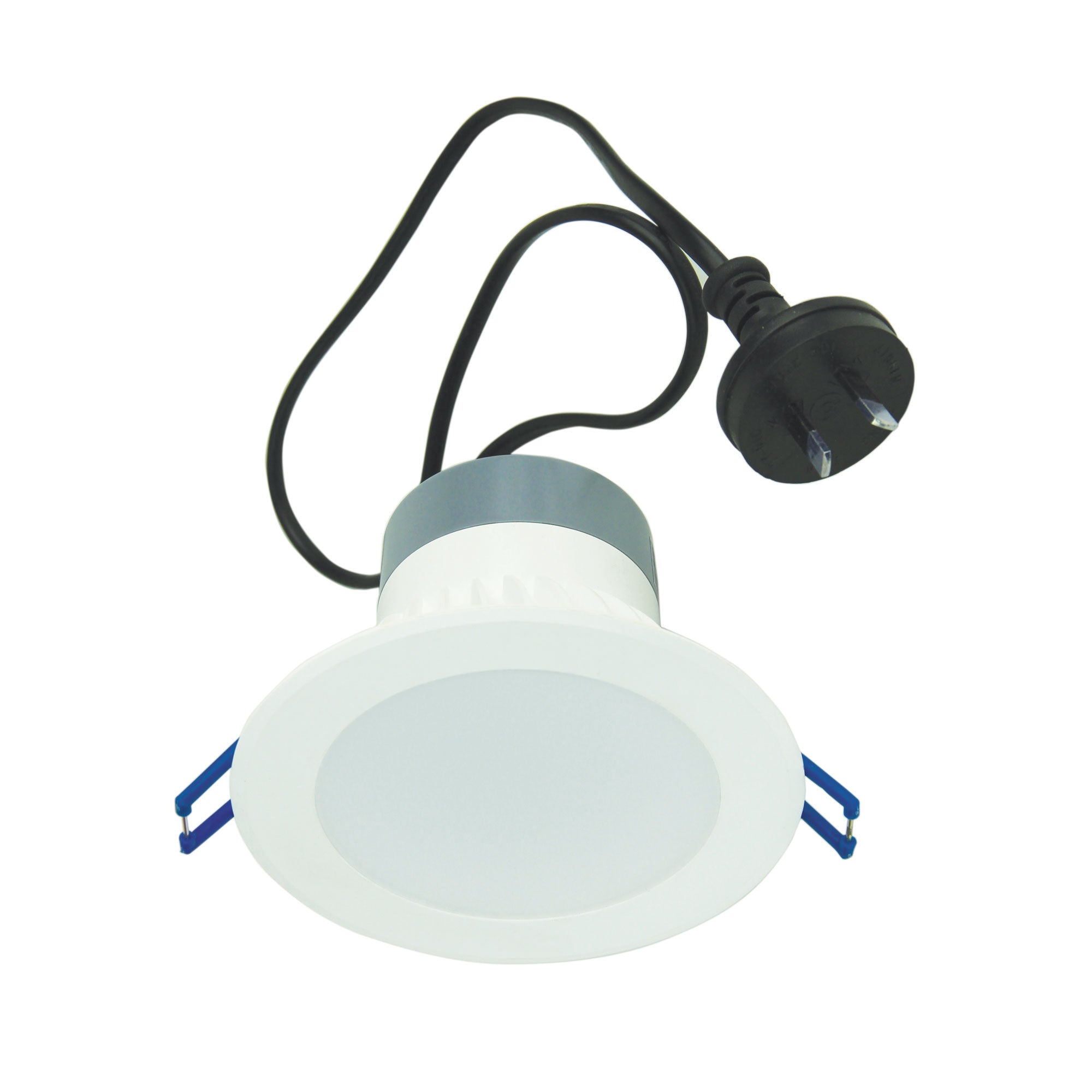 10W Proton LED 3000K White Recessed with Flex and Plug